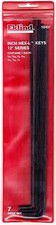 7 Piece EKLIND 10407 Hex-L Key Set SAE Inch Sizes 5/64-1/4 12In Shaft Tool