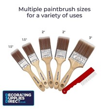 Cutting Edge Synthetic Paint Brushes (1" - 4", 1"-2.5" Angled & Brush Sets)
