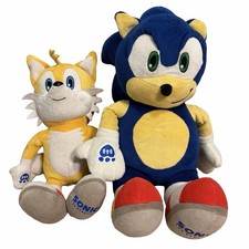 Build A Bear Sonic  Tails Sonic The Hedgehog Plush Sega Stuffed Animal Toy 2016