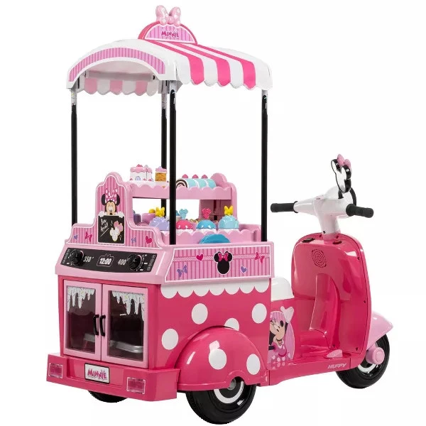 CARRITO DE PANADERÍA HUFFY DISNEY MINNIE MOUSE BATERÍA - 6V - EDAD 3+ - ROSA Foto 3 de 4