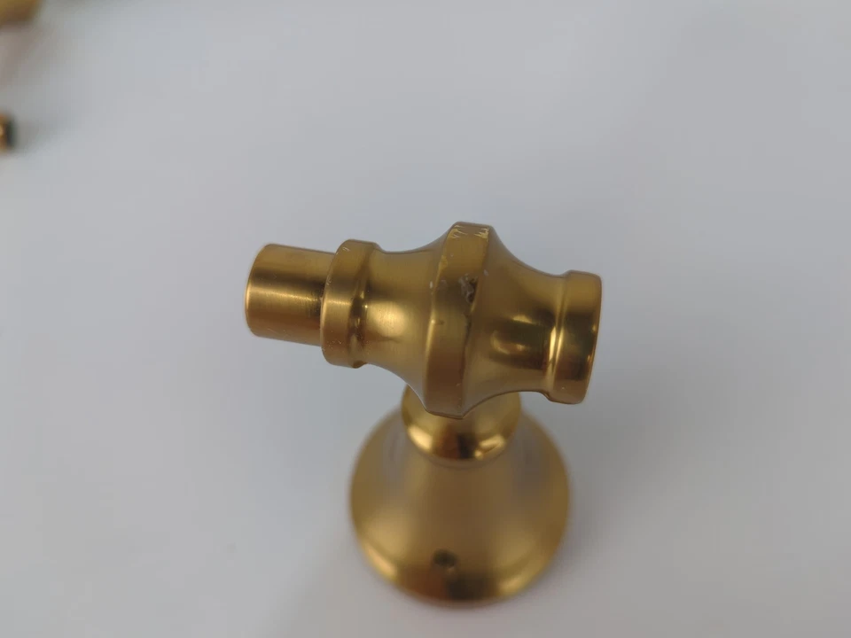 MOEN Colinet 24 in. Wall Mounted Single Towel Bar in Brushed Gold *scuffs* - Image 2 of 4