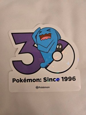 Sonance Sticker Korea Limited Pokemon Pop-Up 30th Anniversary