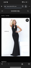 sherri hill size 0 is prom dress or evening gown brand new with tags