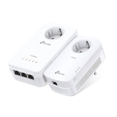 TP-Link TL-WPA1300P KIT(DE) KIT AV1300 Powerline 2er WLAN AC weiß BRANDNEU