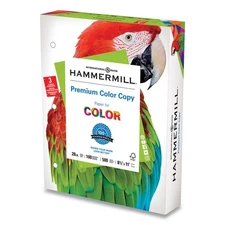 Hammermill® Premium Color Copy Print Paper, 100 Bright, 3-Hole, 28 lb, 8.5 x 11,