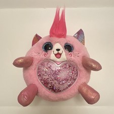 Pink Purple Unicorn Plush Stuffed Animal, Glitter Heart, Small 6-14 in, 3-5
