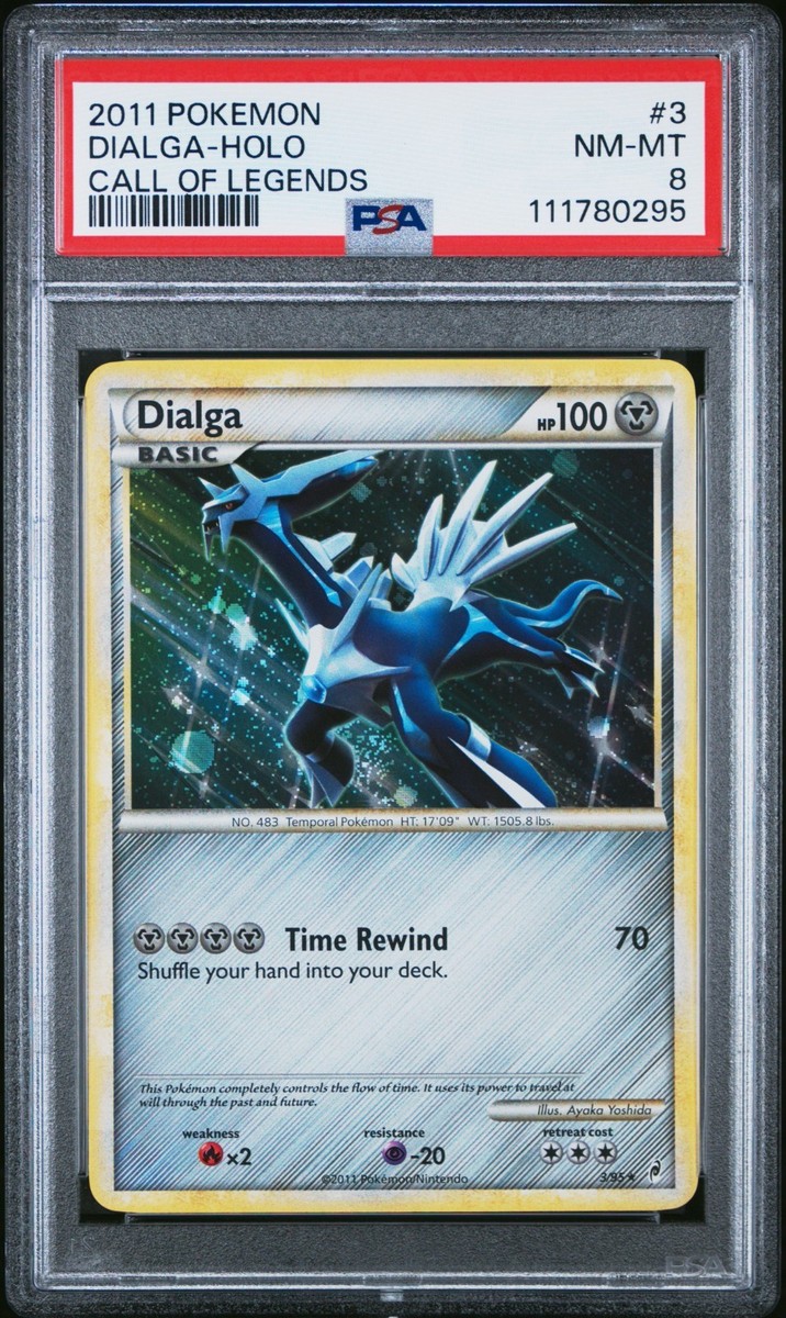PSA 8 Dialga Holo 3/95 Call of Legends 2011 Pokemon Card | eBay