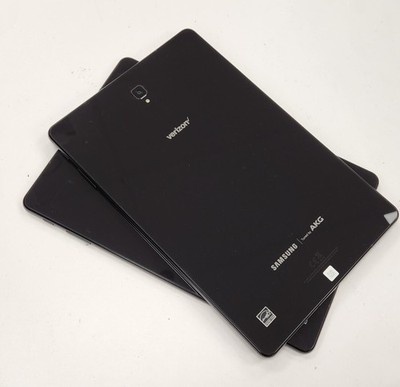 Lot of 2 Samsung Galaxy Tab S4 SM-T837V 64GB Black Verizon Only **Read**