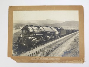 Antique Photo Modern Norfolk and Western Class A Locomotive 22.5" x 30" Mounted