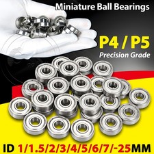 Miniature Ball Bearings P4 / P5 Small Micro Mini 1/1.5/2/3/4/5/6-25 mm Inner Dia