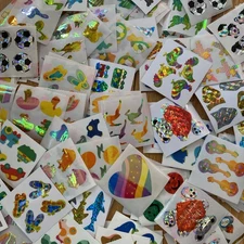Vintage Sticker Lot Surprise Pack: Lot Of 10 Great 7 80s Sticker Mods