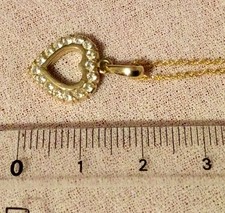 Pendentif Hai En Or 14 Carats - Zirconium Jaune, 0,93g, Occasion Bon état