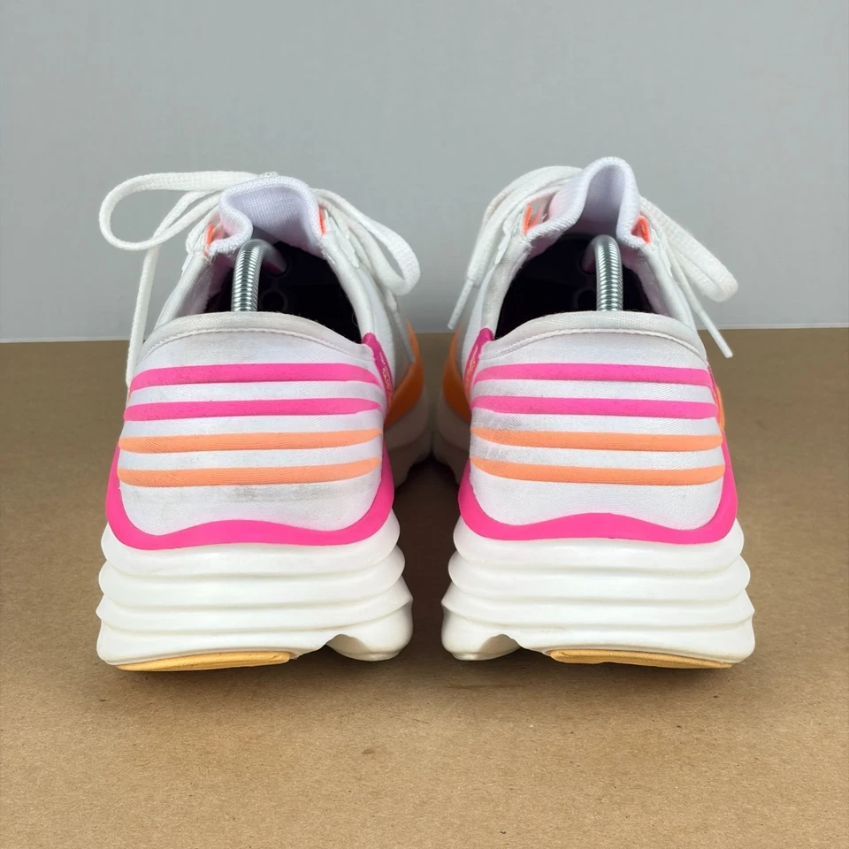 Skechers Slip-Ins D'Lux Vapor Handsfree Shoes Womens 10 White Pink Orange - Image 4 of 4