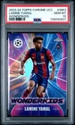 2023-24 Topps Chrome UEFA CC - Wonderkids Lamine Yamal #WK-3 (RC) - PSA 10 💎