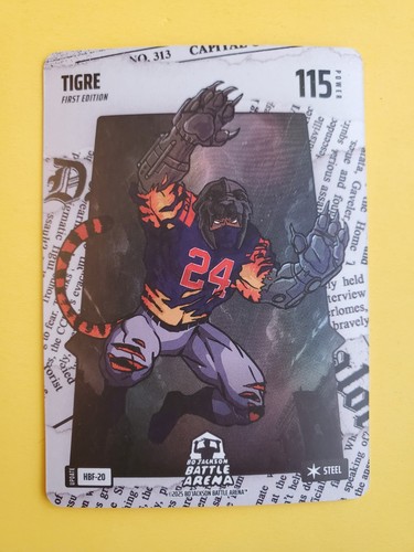 2025 Bo Jackson Battle Arena Alpha Update Headlines Battlefoil #HBF20 Tigre