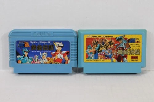 Lot 2 Saint Seiya 1 & 2 Final Kanketsu Hen FC Nintendo Famicom NES JPN JP Japan