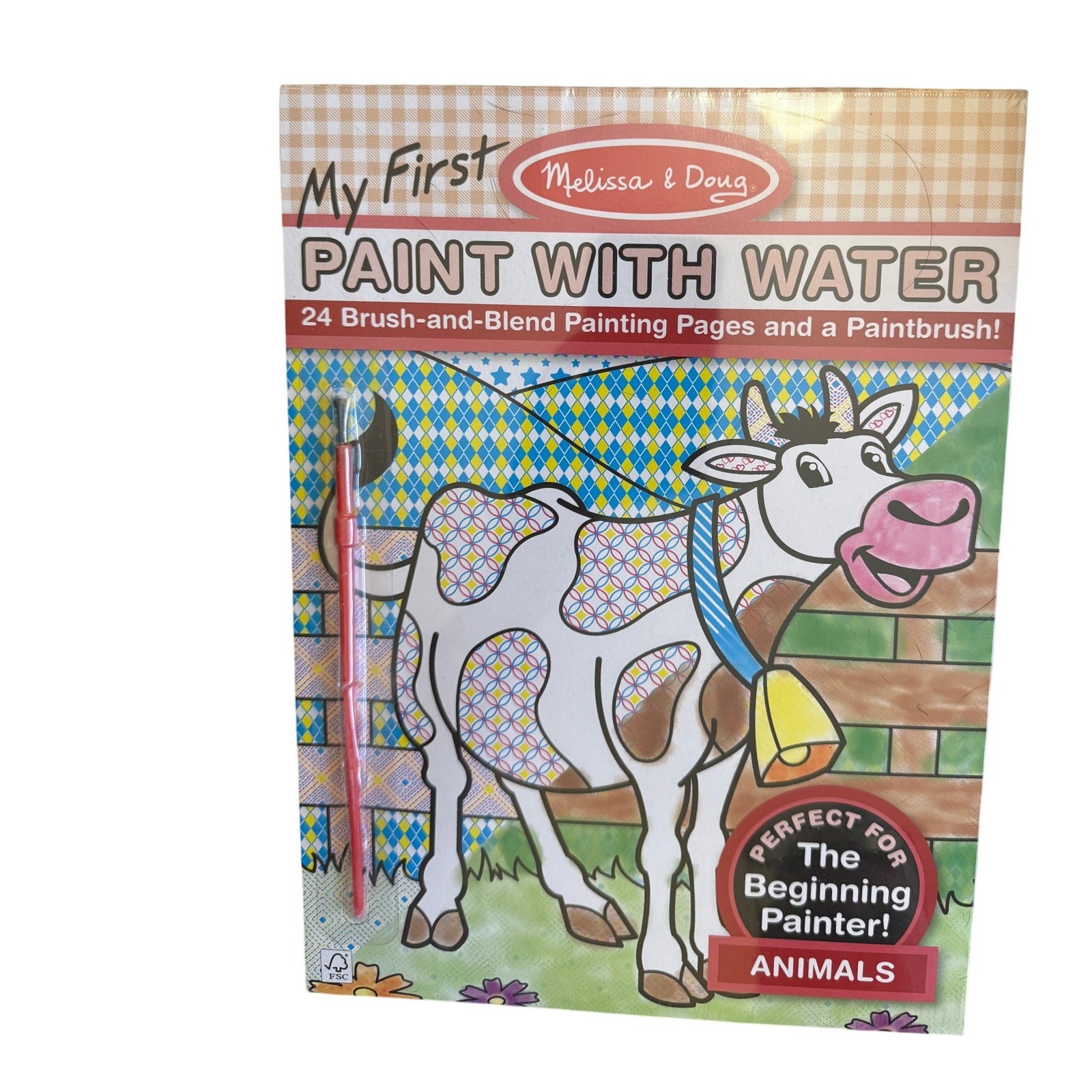 Melissa & Doug My First Paint With Water Animals Activity Book