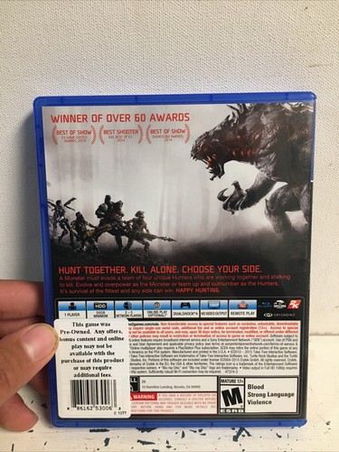 Videojuego Evolve Playstation 4  - Imagen 3 de 4