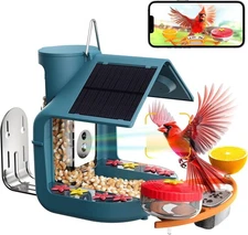 Bird Buddy Smart Bird Feeder With Camera Solar Powered Solar Roof - New