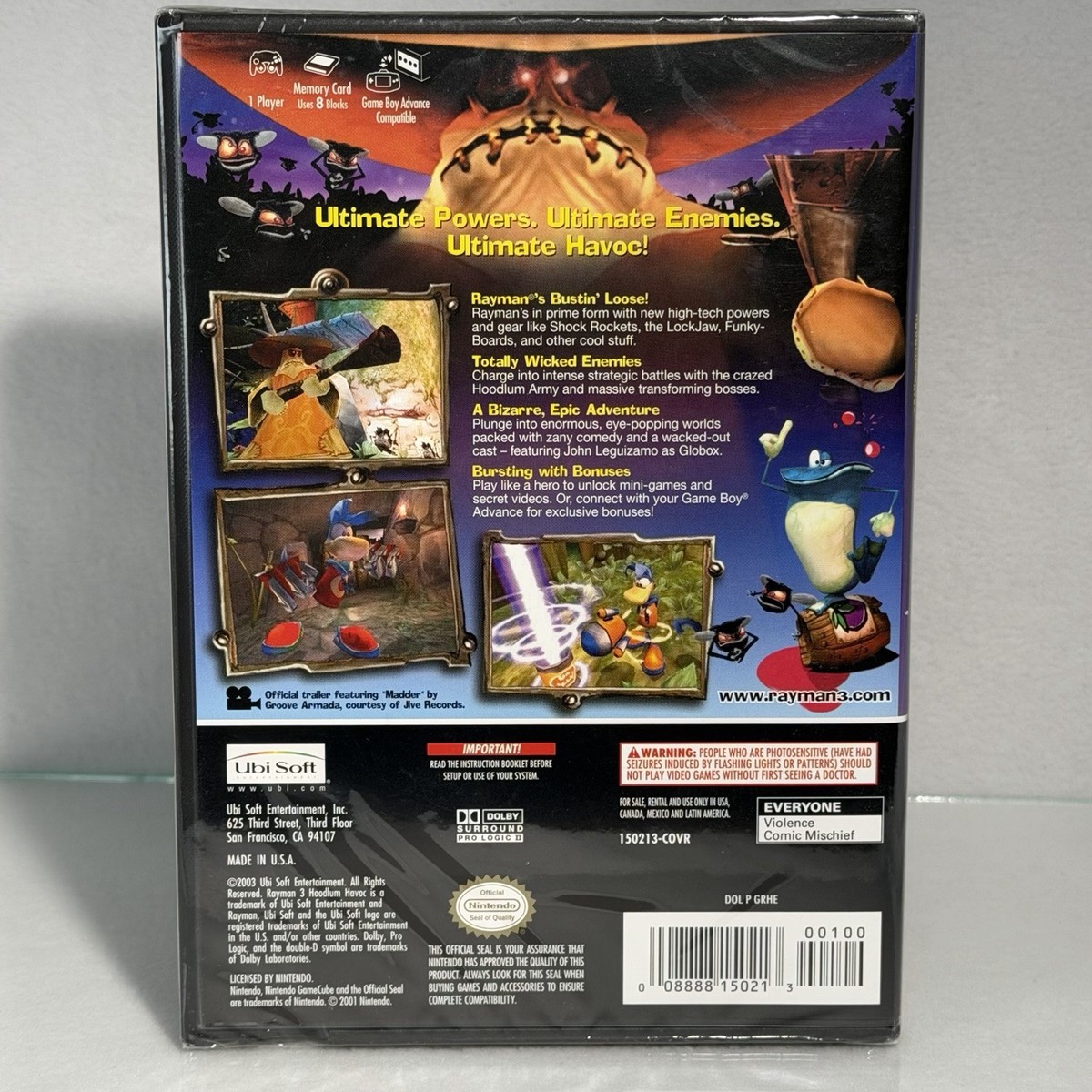 RAYMAN 3 HOODLUM Havoc - Nintendo GameCube - Complet
