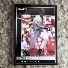 Pinnacle 1992 Frank Thomas #1 Chicago White Sox Baseball Base Set Card