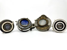 Lens INDUSTAR - 24 (3,5/105 mm) GOMZ (4,5/135 mm) Anastigmat Triplet - 4 psc