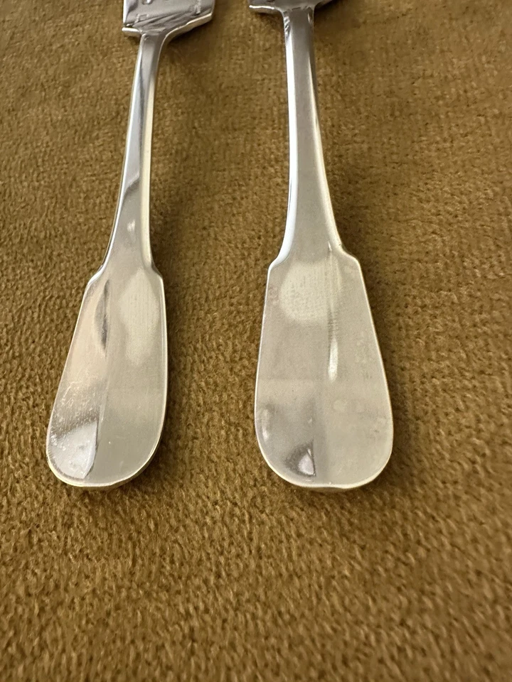 Christofle FRANCIA “Cluny”.— (2) TENEDORES ENSALADA — Foto 4 de 4