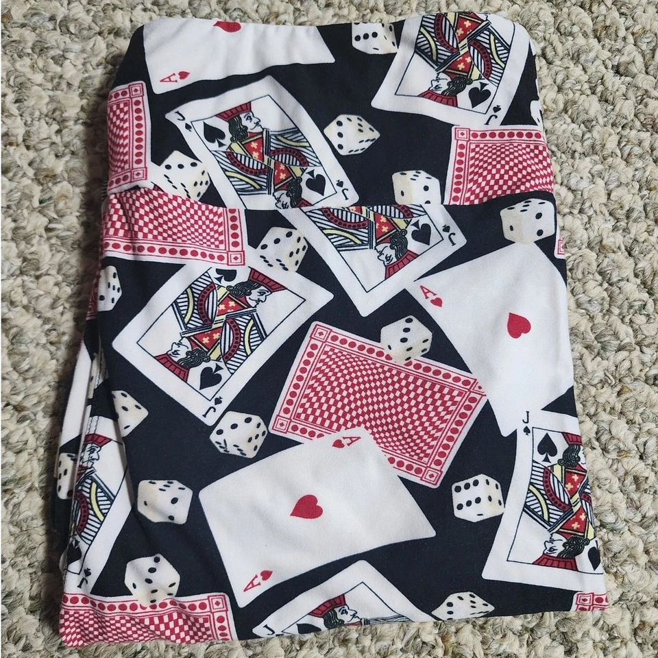 Lote de 2 pares de leggings LuLaRoe altos y curvilíneos de novedad Foto 3 de 3