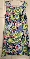Talbots Colorful Fun Floral Dress US 14