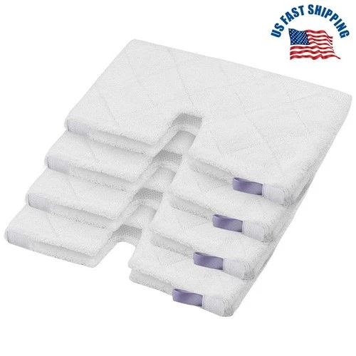 4Pack Washable Compatible Pads For Shark Steam Pocket Mop Pad S3501, S3550,S3601