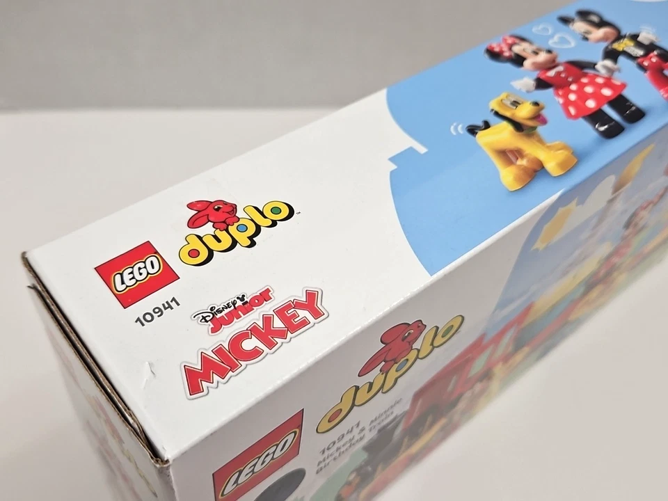 Lego Duplo Mickey & Minnie Trem de Aniversário 10941 Novo Kit de Construção de Blocos Grandes Selados - Imagem 2 de 4