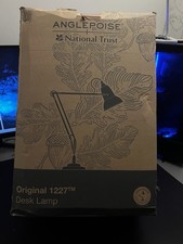 Vintage Herbert Terry Anglepoise original 1227 Desk Lamp in Olive Green,