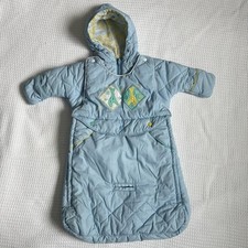 Alpine Way Blue Baby Snowsuit 90s Quilted 0-6...