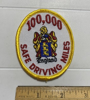 CR England Trucking 100,000 Miles Safe Driving Truck Embroidered Patch Badge