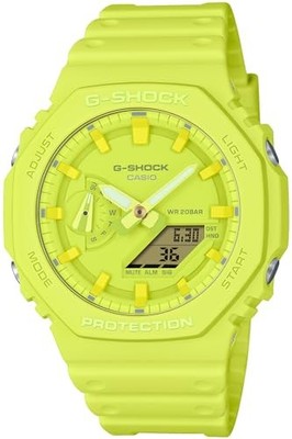 Casio G-SHOCK GA-2100-9A9JF CasiOak Tone-on-Tone Volt Yellow Japan Carbon Core