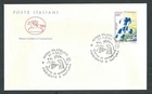 2001 ITALY FDC HORSE FLOWERS BELL NO ARRIVAL STAMP - GG