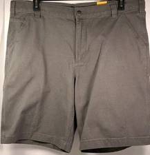 Carhartt BS2514-M 102514 Men's Size 40 Relaxed 10" Rigby Dungaree Short, Gravel