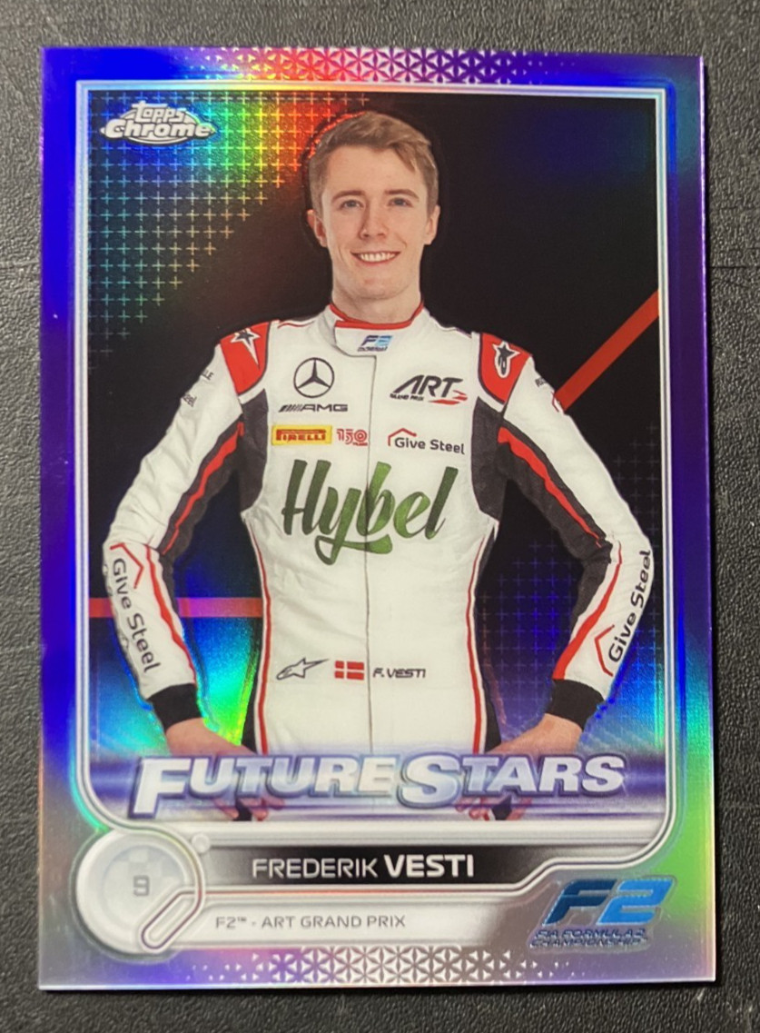 /399 Purple Refractor Frederik Vesti #85 - 2022 Topps Chrome Formula 1 F1 F2 NM
