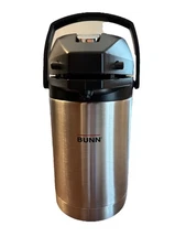 BUNN 2.5 Liter Lever Action Portable Airpot  - Stainless Steel