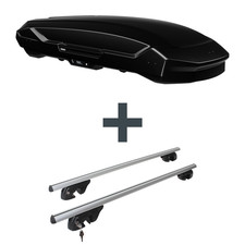 Dachbox Thule Motion 3 XL + Dachtr&auml;ger Menabo f&uuml;r Mercedes E-Klasse T-Mod. S211
