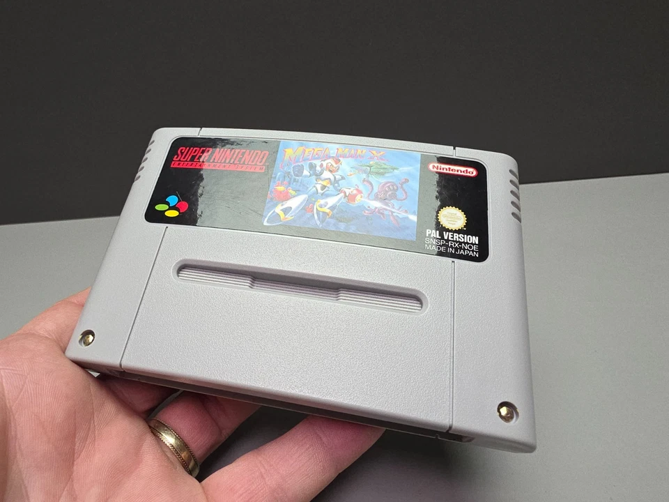 MEGA MAN X SUPER NINTENDO PAL/NOE OVP CIB BOXED SNES KULT GAME - Bild 3 von 4