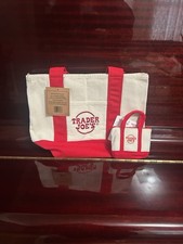 Trader Joe's Mini Tote and Micro Tote-Red