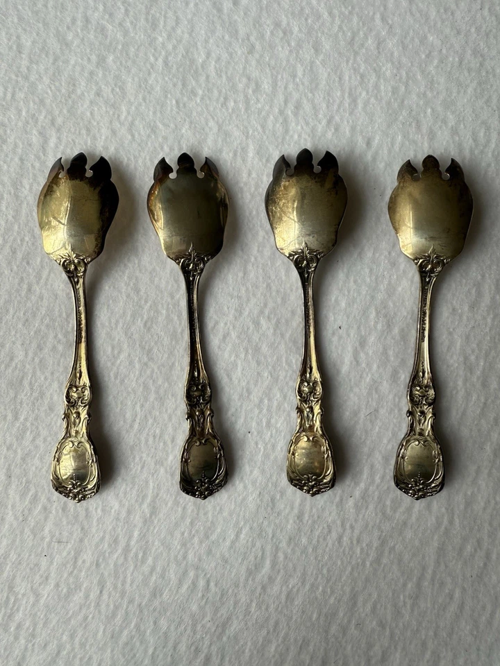 Tenedor de helado Reed & Barton FRANCIS I de plata de ley - Tengo 4 disponibles Foto 4 de 4
