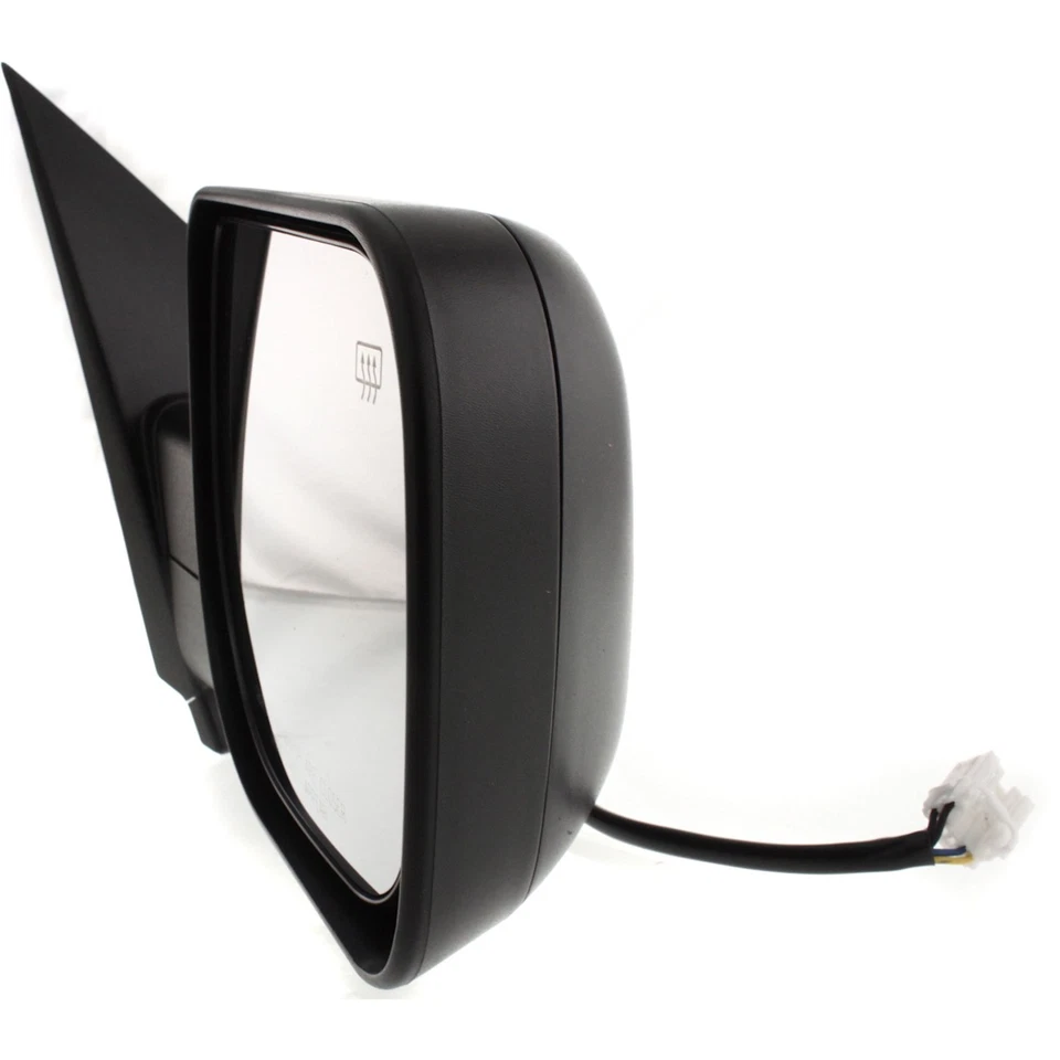 Mirror Power Pair For 2005-2015 Nissan Armada Heated Textured Black - Image 4 of 4