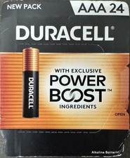 Duracell Coppertop AAA Batteries w/Power Boost 24 Count EXP 03/2032 or Later