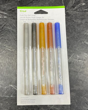 Cricut Multi Pen Set Gold 5 ct 2002947         BRAND NEW FACTORY SEALED         