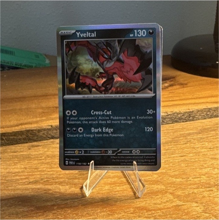 The Pokémon Company Pokemon TCG Yveltal 65/114 Steam Siege Holo Rare 130 HP EN