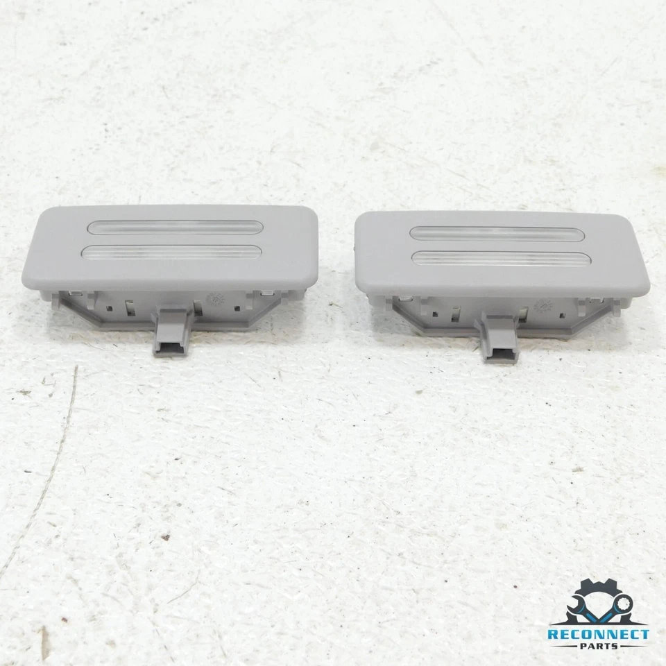 04-17 BMW 328i 550i M3 E90 Parasol Delantero Tocador Espejo Luz Lámpara Gris Conjunto OEM Foto 2 de 4