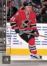 Miroslav Satan 2001-02 Be a Player Memorabilia #89 Buffalo Sabres