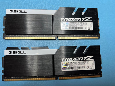 G.Skill Trident Z DDR4 16GB (2x8GB) 3600MHz CL16 RAM   F4-3600C16D-16GTZKW